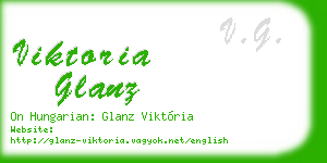 viktoria glanz business card